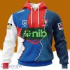 Personalized Nrl Newcastle Knights Special Mix Jersey Hoodie 3D All Over Print Vintage For Big Fans