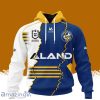 Personalized Nrl Parramatta Eels Special Mix Jersey Hoodie 3D All Over Print Vintage For Big Fans