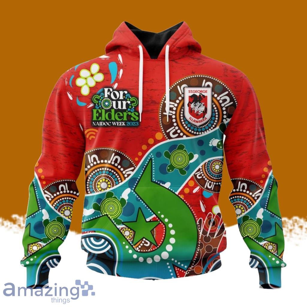 Personalized Nrl St. George Illawarra Dragons Special Design Hoodie 3D All Over Print Vintage For Big Fans image Personalized Nrl St. George Illawarra Dragons Special Design Hoodie 3D All Over Print Vintage For Big Fans Product Photo 1