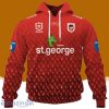 Personalized Nrl St. George Illawarra Dragons Special Design With Team’s Signature Hoodie 3D All Over Print Vintage For Big Fans