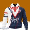 Personalized Nrl Sydney Roosters Special Mix Jersey Hoodie 3D All Over Print Vintage For Big Fans