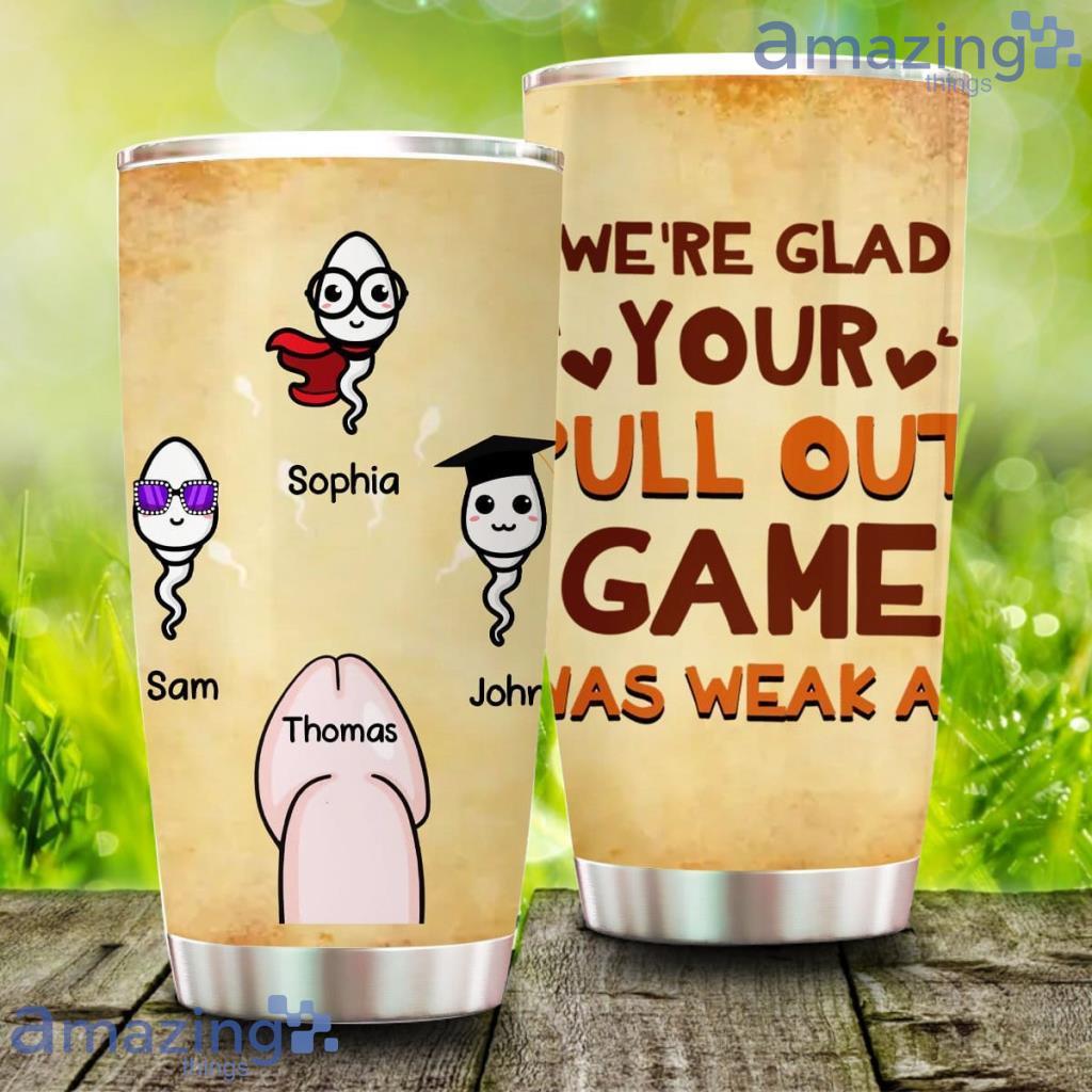 Personalized Sperms Tumbler, Gift Idea From Kids To Dad For Father's Day, Happy Father's Day From Your Little Squirt image Personalized Sperms Tumbler, Gift Idea From Kids To Dad For Father's Day, Happy Father's Day From Your Little Squirt Product Photo 1