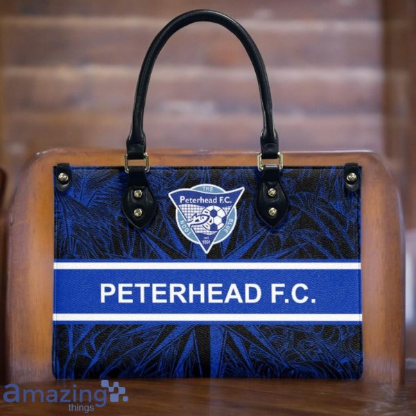 Peterhead F.C. Leather Handbag Custom Name Gift For Women Product Photo 2
