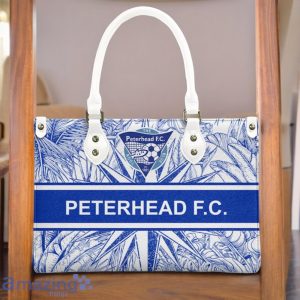 Peterhead F.C. Leather Handbag Custom Name Gift For Women Product Photo 3