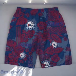 Philadelphia 76ers Team Logo Pattern Retro Magic Hawaiian Shirt And Short Product Photo 4