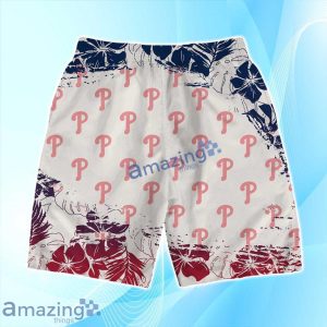Philadelphia Phillies MLB Logo One Pride Hawaiian Shirt & Short Summer Beach image Philadelphia Phillies MLB Logo One Pride Hawaiian Shirt & Short Summer Beach Product Photo 4