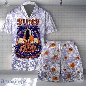Phoenix Suns - NBA The Land Of Sunshine Pattern Hawaiian Shirt And Short Product Photo 1