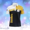 Pittsburgh Steelers Button Up Polo Shirt Gift For Big Fans