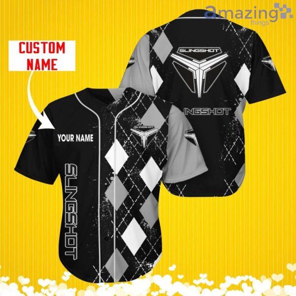 Polaris Slingshot Sports Logo Jersey Baseball Shirt Custom Name With Diamond Brush Pattern For Men And Women Product Photo 1