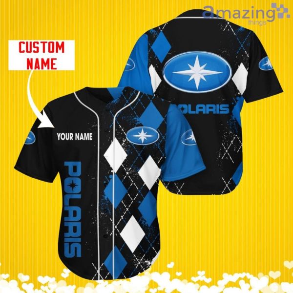 Polaris Sports Logo Jersey Baseball Shirt Custom Name With Diamond Brush Pattern For Men And Women Product Photo 1