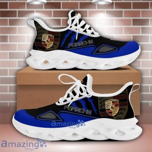 Porsche Max Soul Shoes Wolf Scratches Designs New Running Sneakers For Men And Women Blue Product Photo 2