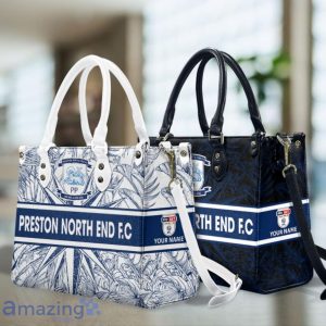 Preston North End F.C Leather Handbag Custom Name Nice Gift For Women, Mother Day Product Photo 1