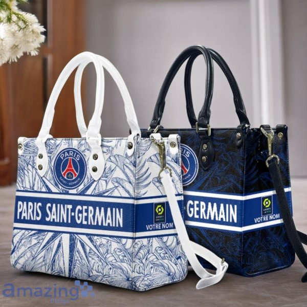 PSG Leather Handbag Custom Name Gift For Women Product Photo 1
