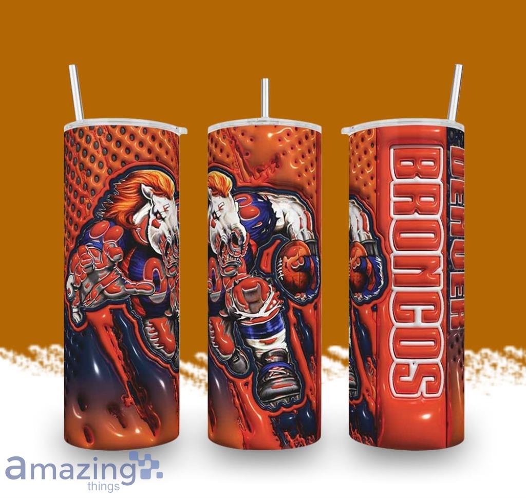 Puffy Denver Broncos Mascot 3D Printed Tumbler Gift For Men And Women image Puffy Denver Broncos Mascot 3D Printed Tumbler Gift For Men And Women Product Photo 1
