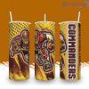Puffy Washington Commanders Mascot 3D Printed Tumbler Gift For Men And Women