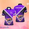 Purple Legends Billiards 3D Printed Men’s Billiard Polo Shirts Special Gift