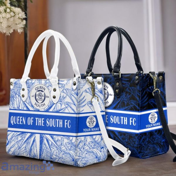 Queen Of The South F.C. Leather Handbag Custom Name Gift For Women Product Photo 1