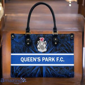 Queen's Park F.C. Leather Handbag Custom Name Gift For Women Product Photo 2