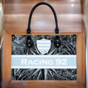 Racing 92 Leather Handbag Custom Name Gift For Women Product Photo 2