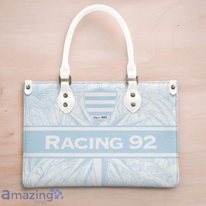 Racing 92 Leather Handbag Custom Name Gift For Women Product Photo 3