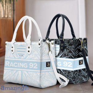 Racing 92 Leather Handbag Custom Name Gift For Women Product Photo 1