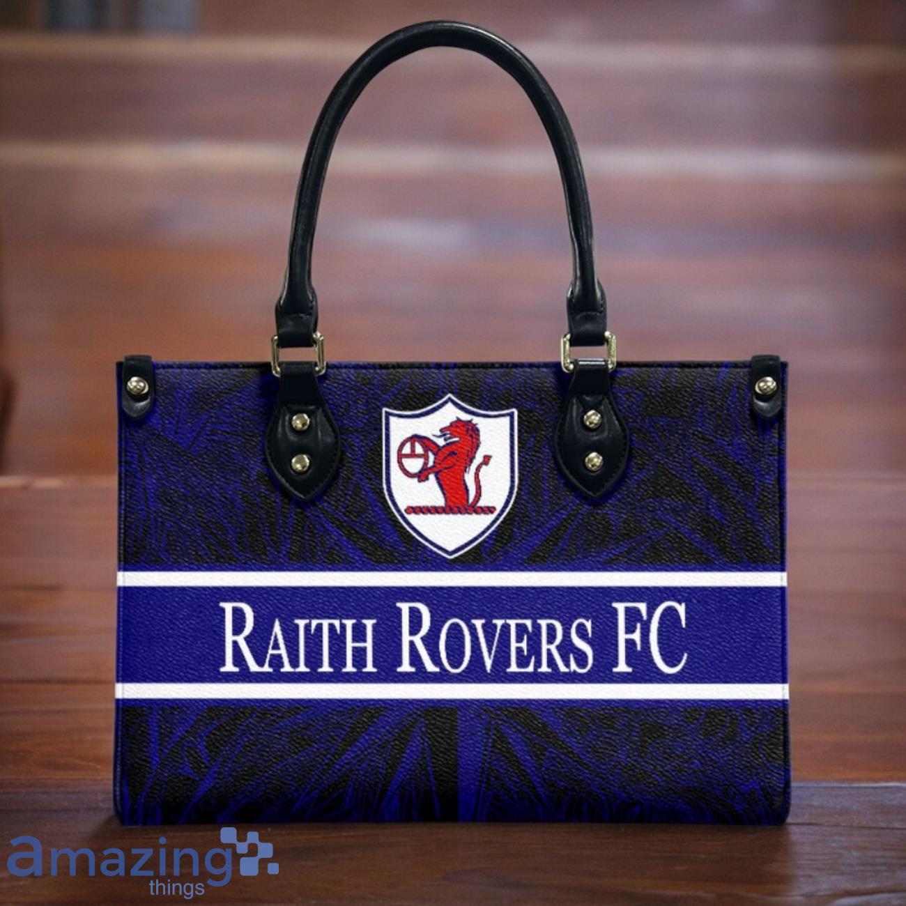 Raith Rovers F.C. Leather Handbag Custom Name Gift For Women image Raith Rovers F.C. Leather Handbag Custom Name Gift For Women Product Photo 2