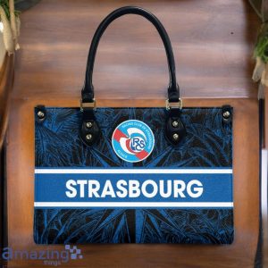 RC Strasbourg Alsace Leather Handbag Custom Name Gift For Women Product Photo 2