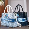 RC Strasbourg Alsace Leather Handbag Custom Name Gift For Women