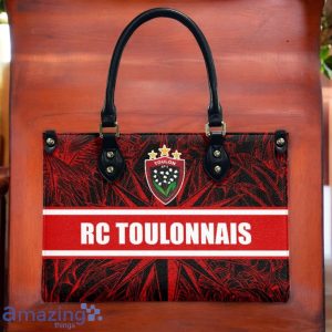 RC Toulonnais Leather Handbag Custom Name Gift For Women Product Photo 2