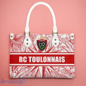 RC Toulonnais Leather Handbag Custom Name Gift For Women Product Photo 3