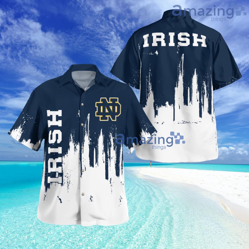 Rise Up Notre Dame Fighting Irish Hawaii Shirt Trendy Beach Passion Limited Edition image Rise Up Notre Dame Fighting Irish Hawaii Shirt Trendy Beach Passion Limited Edition Product Photo 1