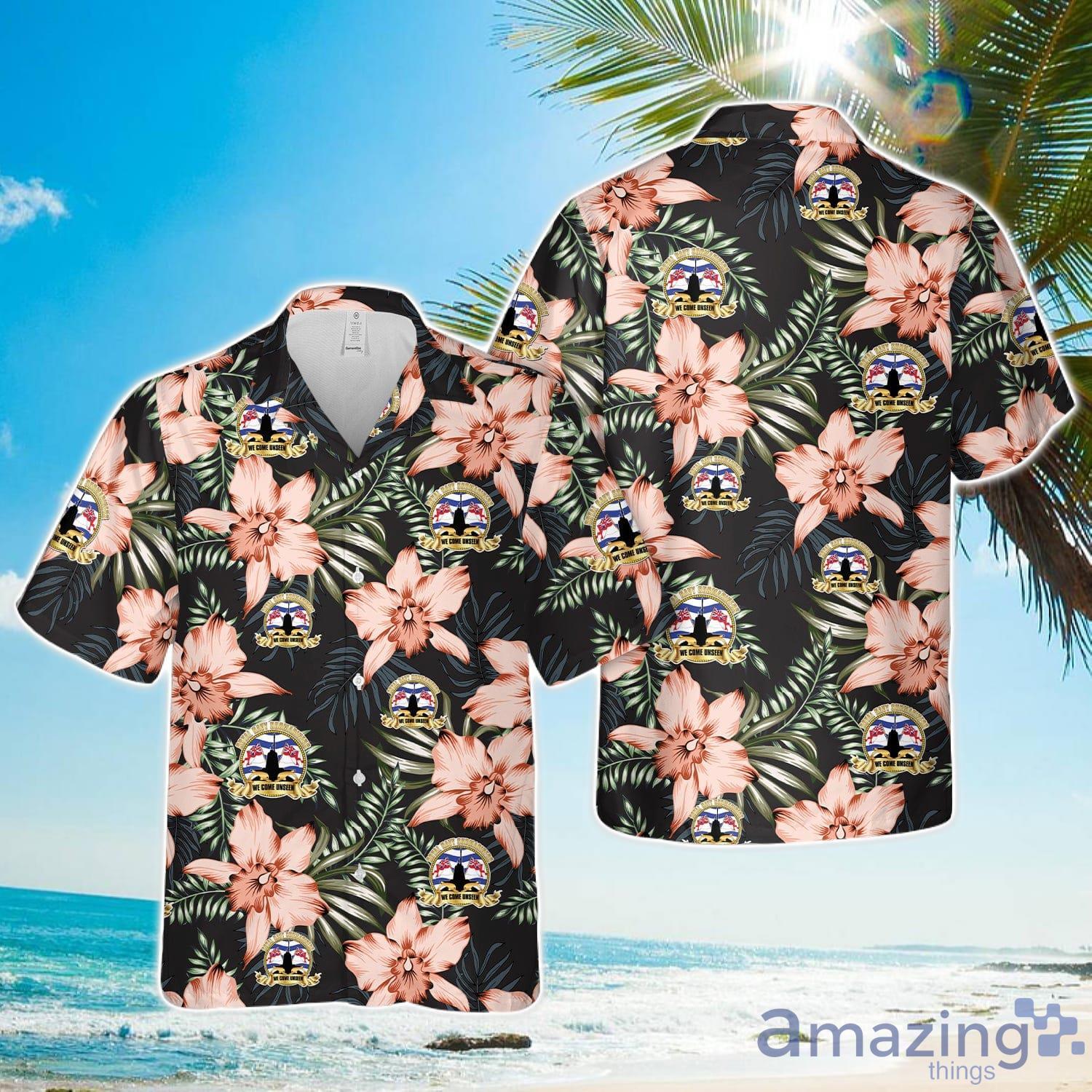 Royal Navy Submariners 3D Hawaiian Shirt Happy Summer Gift image Royal Navy Submariners 3D Hawaiian Shirt Happy Summer Gift Product Photo 1