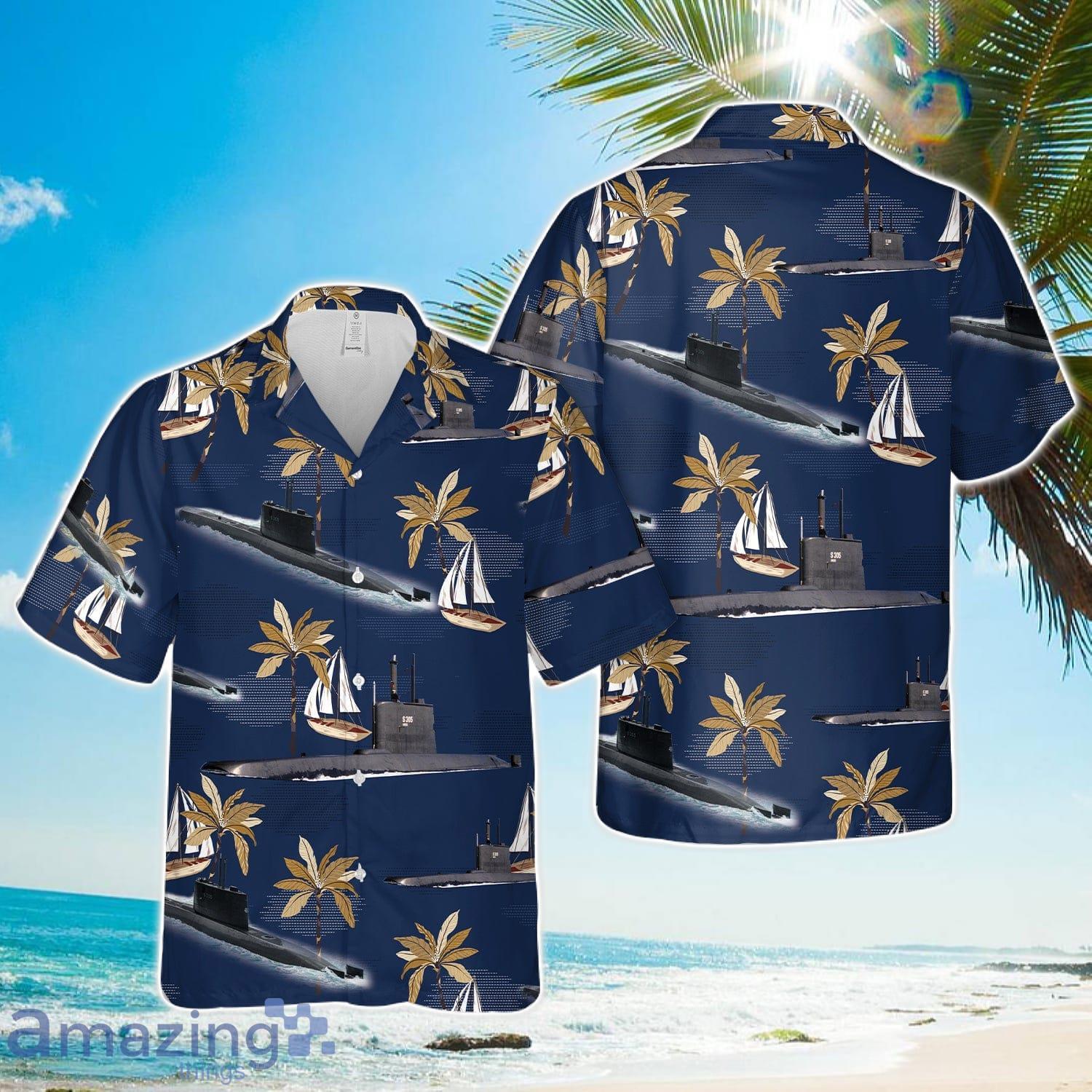 Royal Norwegian Navy S 305 HNoMS Uredd Hawaiian Shirt Beach Holiday image Royal Norwegian Navy S 305 HNoMS Uredd Hawaiian Shirt Beach Holiday Product Photo 1