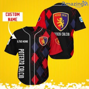 Potenza Calcio Sports Logo Jersey Baseball Shirt Custom Name With Diamond Brush Pattern For Men And Women Product Photo 1