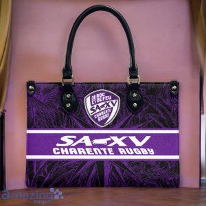 SA XV Charente Leather Handbag Custom Name Gift For Women Product Photo 2