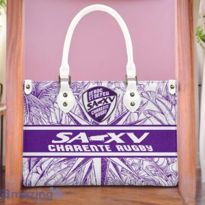 SA XV Charente Leather Handbag Custom Name Gift For Women Product Photo 3
