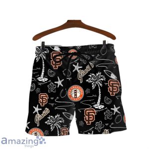 San Francisco Giants MLB Logo Tropical Design Hawaiian Shirt & Short Product Photo 3