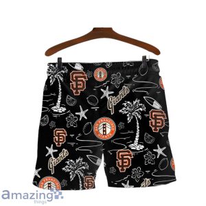 San Francisco Giants MLB Logo Tropical Design Hawaiian Shirt & Short Product Photo 4