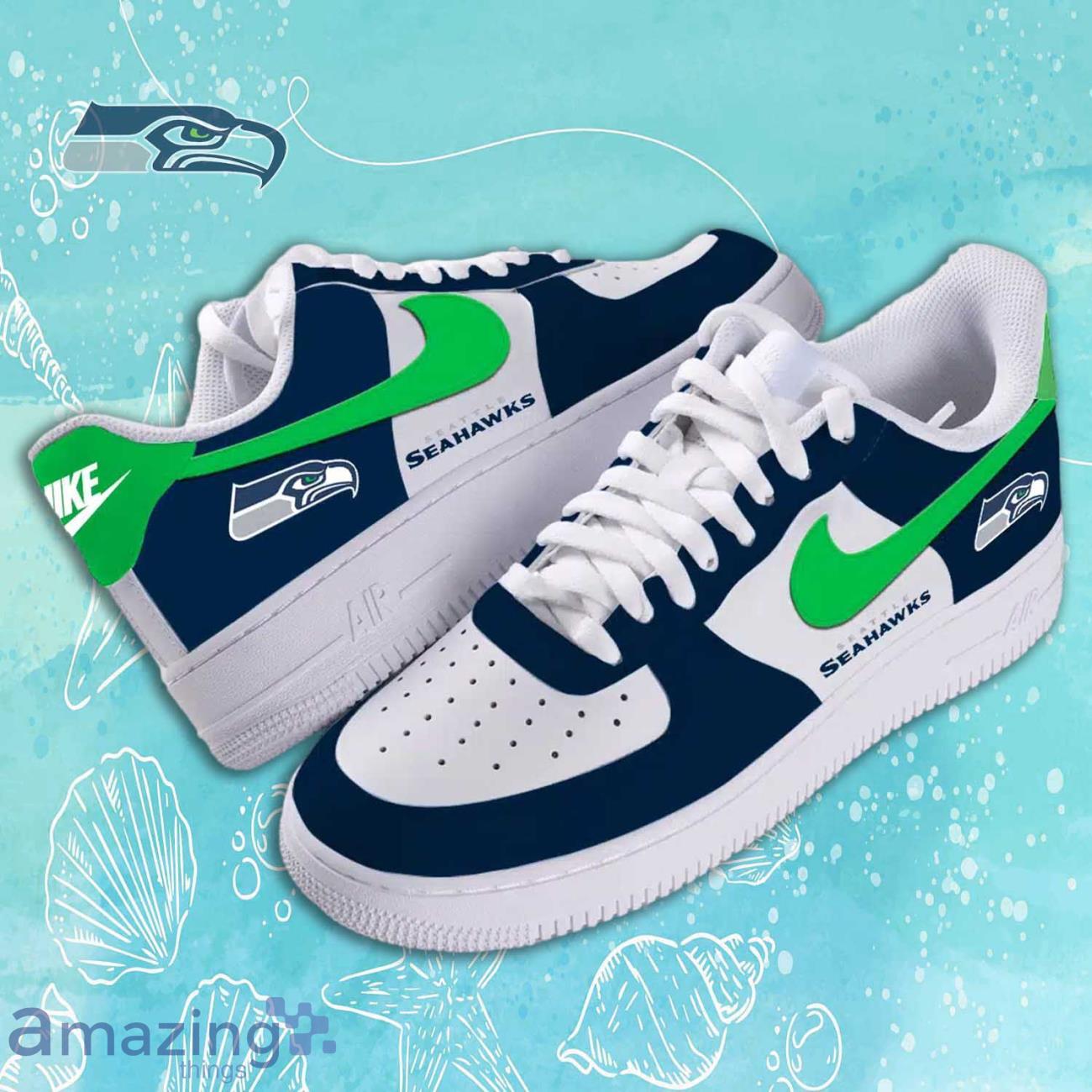 Seattle Seahawks Air Force Shoes New Sneaker For Fans Product Photo 1
