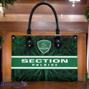 Section Paloise Leather Handbag Custom Name Gift For Women Product Photo 2
