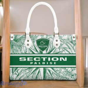 Section Paloise Leather Handbag Custom Name Gift For Women Product Photo 3