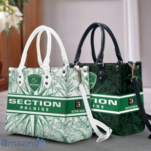 Section Paloise Leather Handbag Custom Name Gift For Women Product Photo 1