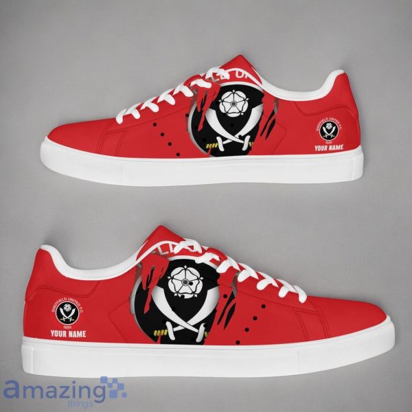 Sheffield United EPL Custom Name New Stansmith Shoes Gifts For Fans Product Photo 1