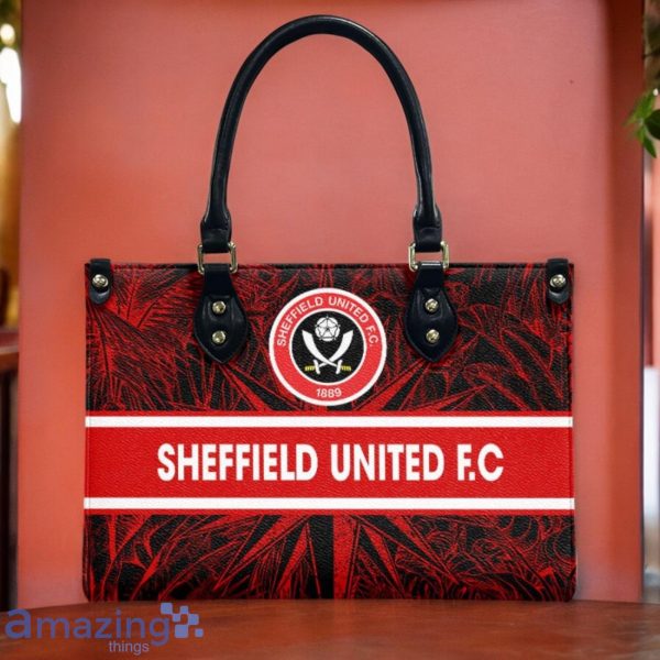Sheffield United F.C Leather Handbag Custom Name Gift For Women Product Photo 2