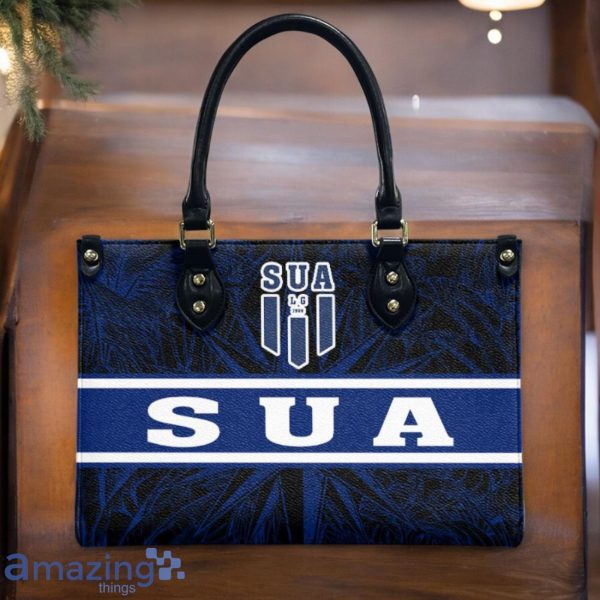 Sporting Union Agenais Leather Handbag Custom Name Gift For Women Product Photo 2
