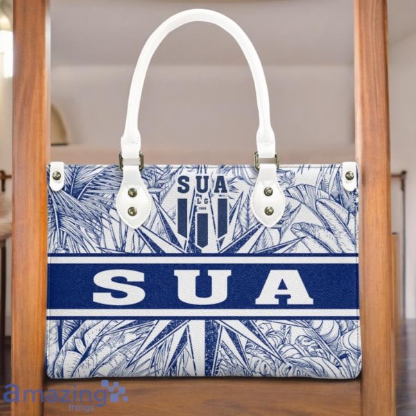Sporting Union Agenais Leather Handbag Custom Name Gift For Women Product Photo 3