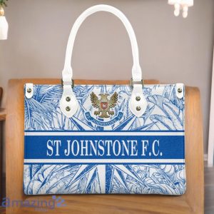 St Johnstone F.C. Leather Handbag Custom Name Gift For Women Product Photo 3