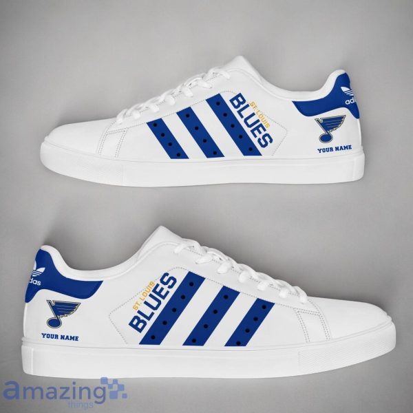 St. Louis Blues NHL Custom Name New StanSmith Shoes Gifts For Fans Product Photo 1