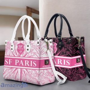 Stade Francais Leather Handbag Custom Name Gift For Women Product Photo 1
