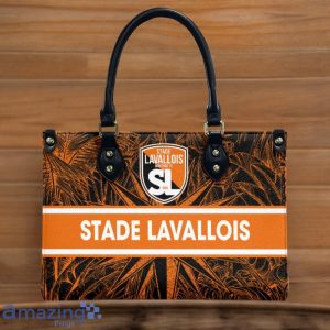 Stade Lavallois Leather Handbag Custom Name Gift For Women Product Photo 2